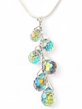Glass Teardrop Necklace